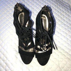 MADDEN GIRL Raceyyy lace up heels